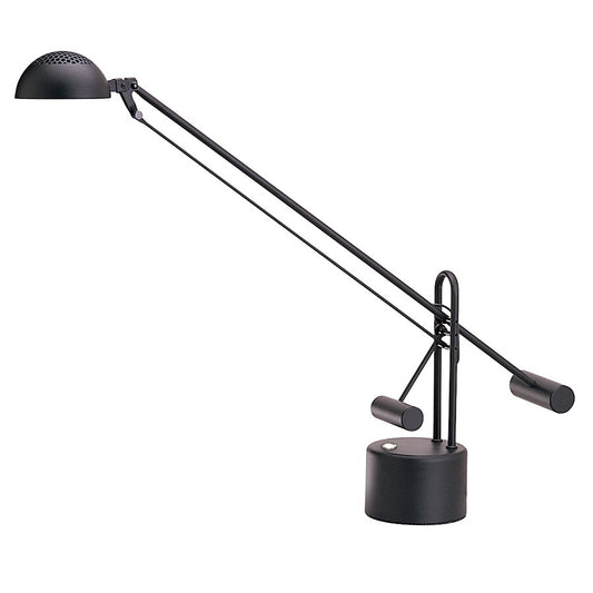 Dainolite DLED-102-BK 8W LED Desk Lamp | Black Painted Metal | Home Office & Study Task Light | 650 Lumens, 3000K, Non-Dimmable | Model DLED-102-BK