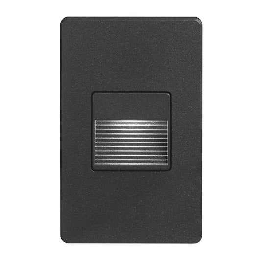 Dainolite DLEDW-200-BK 3.3W LED Wall Light | Powder-Coated Black Aluminum | Indoor/Outdoor Accent | 2.5 x 3 x 4.9 in | Model DLEDW-200-BK