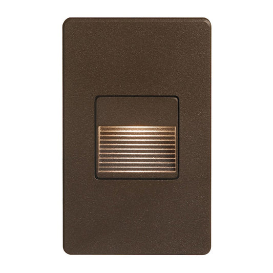 Dainolite DLEDW-200-BZ 3.3W LED Wall Light | Powder-Coated Bronze Aluminum | Indoor/Outdoor Accent | 2.5 x 3 x 4.9 in | Model DLEDW-200-BZ