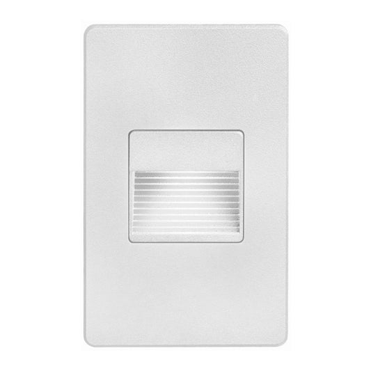 Dainolite DLEDW-200 5in 1-Light LED Wall Sconce | Modern White Powder-Coated Aluminum | Outdoor Covered Patio & Entryway | Model DLEDW-200-WH