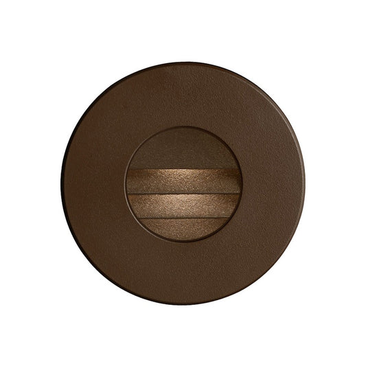 Dainolite DLEDW-330 3.3W LED Wall Light | Bronze Aluminum with Louver | Outdoor & Indoor Accent | 3.46 x 3.46 x 3.65 in | Model DLEDW-330-BZ