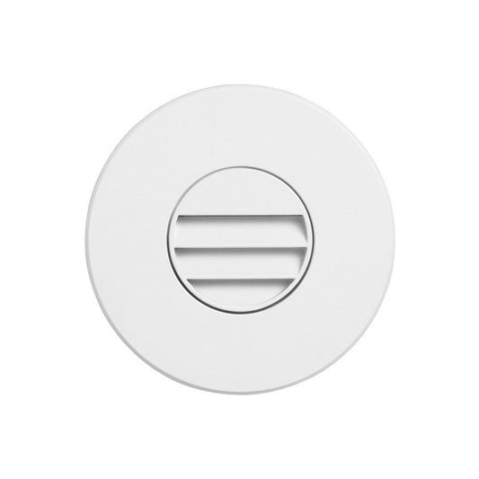 Dainolite DLEDW-330 3.3W LED Wall Light | White Aluminum with Louver | Outdoor & Indoor Accent | 3.46 x 3.46 x 3.65 in | Model DLEDW-330-WH