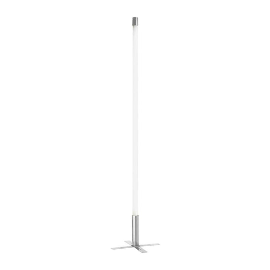 Dainolite DSTX 60in LED Stick Floor Lamp | White ABS Plastic and Steel | Living Room & Office Task Light | 36W, 10 Fluorescent | Model DSTX-36-WH
