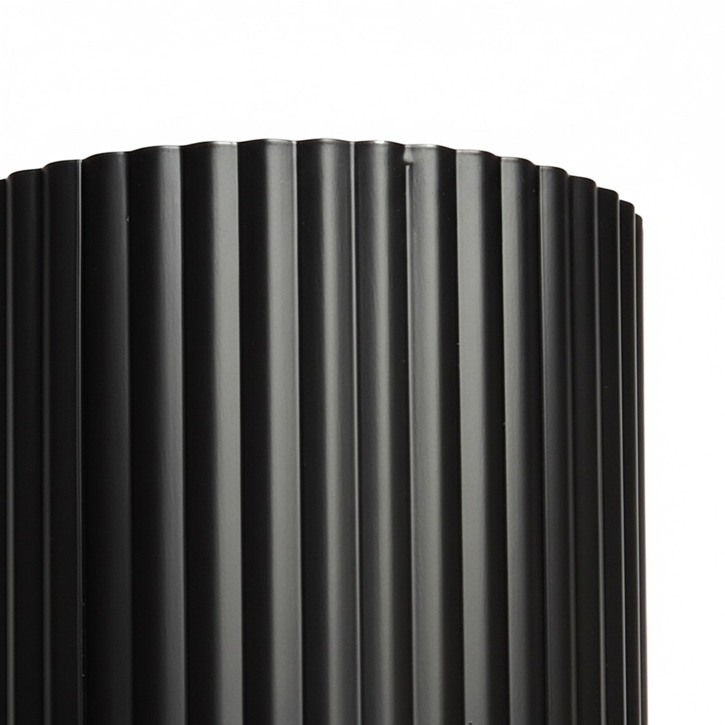 Dainolite Fabiana 5in 1-Light LED Cylinder Flush Mount | Transitional Matte Black Metal and White Acrylic | Hallway & Office | 5 x | Model FBN-515LEDFH-MB