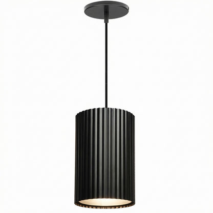 Dainolite Fabiana 5in 1-Light LED Pendant | Transitional Matte Black Metal and Matte Black Acrylic | Kitchen Island & Bathroom | 5 | Model FBN-515LEDP-MB