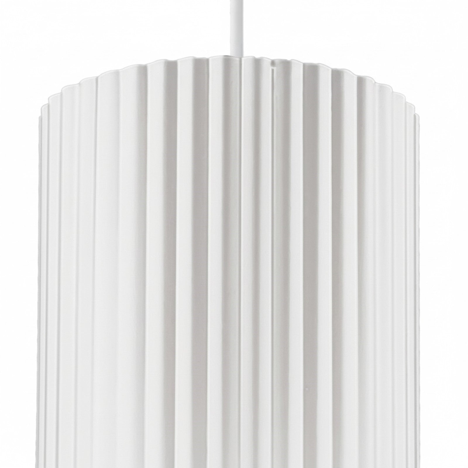 Dainolite Fabiana 5in 1-Light LED Pendant | Transitional Matte White Metal and Acrylic | Kitchen & Bathroom | 5 x 5 x 8 in | Model FBN-515LEDP-MW