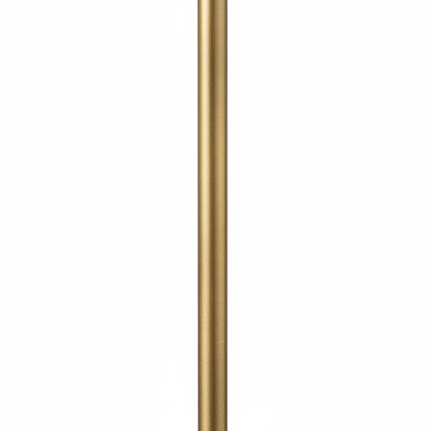 Dainolite Geraldine 16.5in 1-Light Floor Lamp | Contemporary Aged Brass Metal and White Fabric Shade | Living Room & Office | 16.5 | Model GRD-641F-AGB-WH