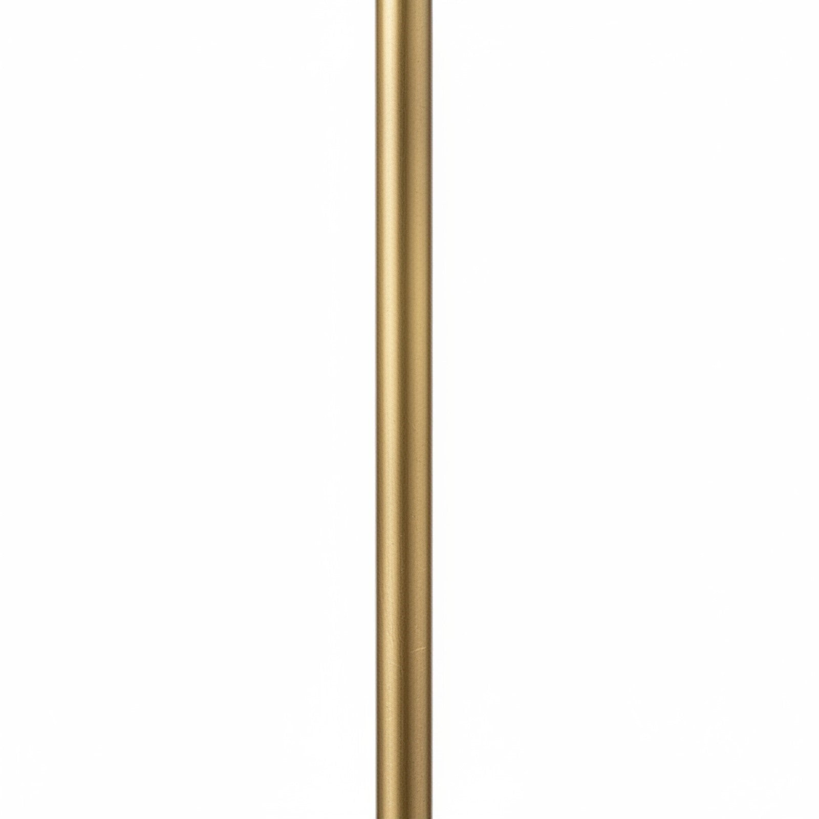 Dainolite Geraldine 16.5in 1-Light Floor Lamp | Contemporary Aged Brass Metal and White Fabric Shade | Living Room & Office | 16.5 | Model GRD-641F-AGB-WH
