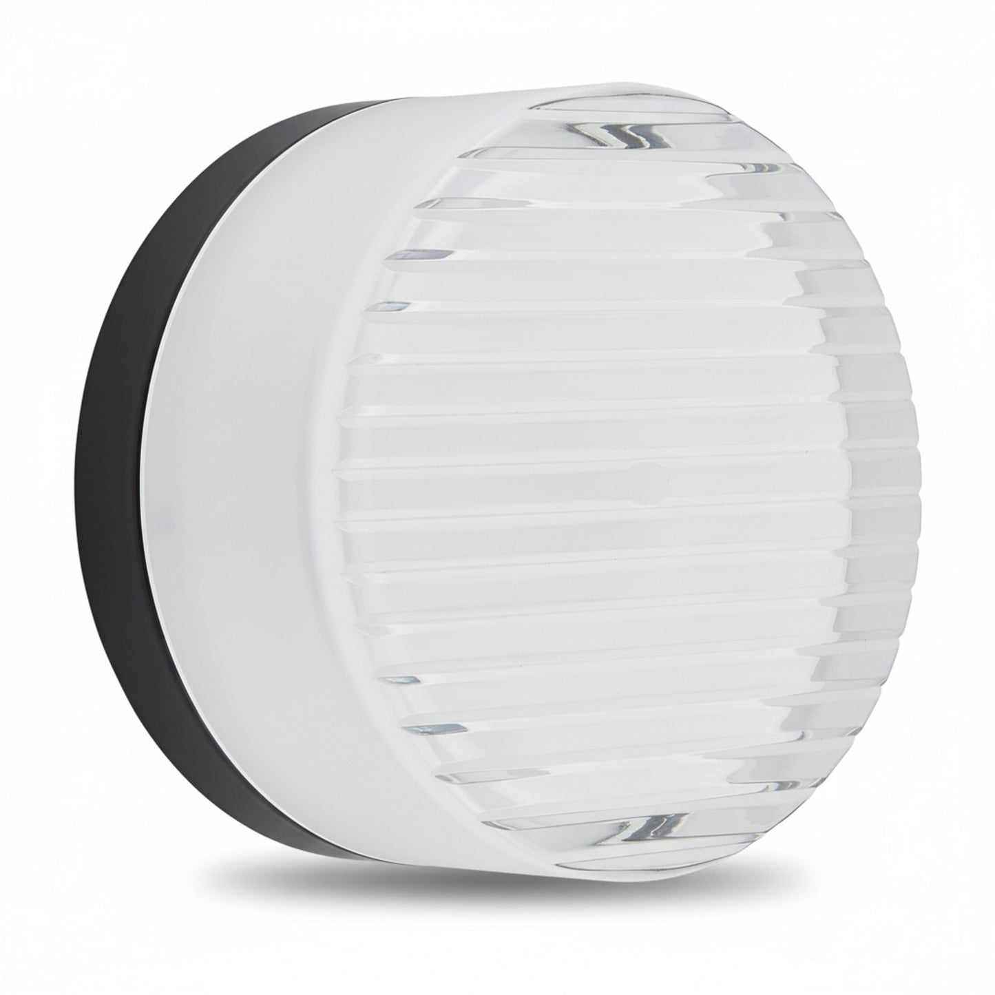 Dainolite Lucia 5.5in 1-Light LED Outdoor Wall Sconce | Modern Matte Black Metal and White Acrylic | Porch & Patio Exterior Wall | Model LUC-615LEDODW-MB