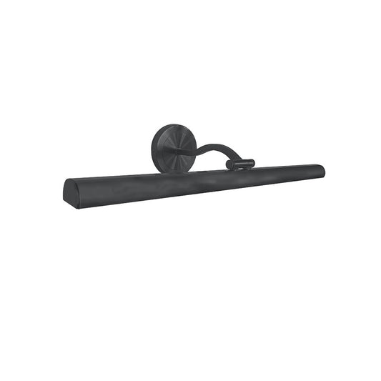 Dainolite Reina 24in 1-Light Picture Light | Contemporary Matte Black and Frosted Glass | Gallery Wall & Entryway | Model PIC333-24LED-MB