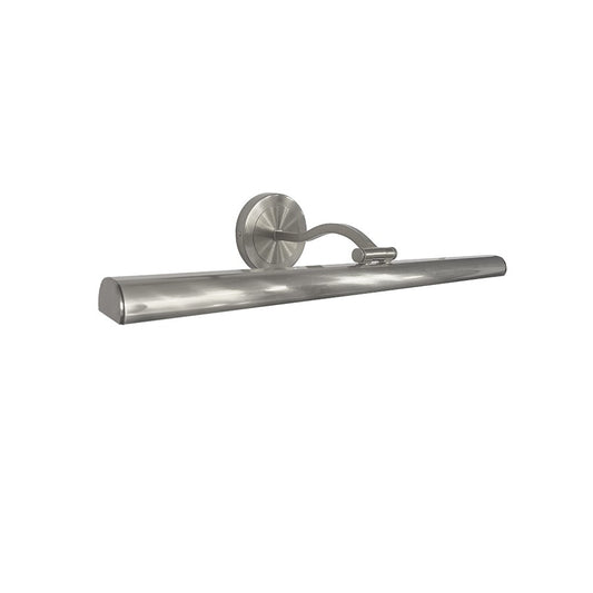 Dainolite Reina 24in 1-Light Picture Light | Contemporary Satin Chrome and Frosted Glass | Gallery Wall & Entryway | Model PIC333-24LED-SC