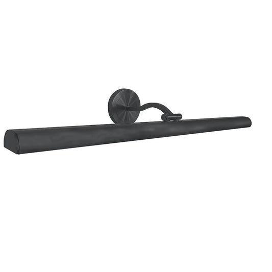 Dainolite Reina 32in 1-Light Picture Light | Contemporary Matte Black and Frosted Glass | Living Room & Hallway | Model PIC333-32LED-MB