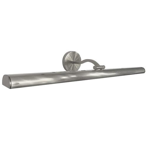 Dainolite Reina 32in 1-Light Picture Light | Contemporary Satin Chrome and Frosted Glass | Living Room & Hallway | Model PIC333-32LED-SC