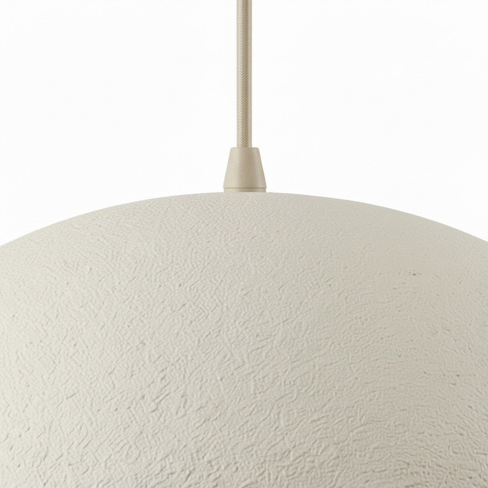 Dainolite Pilar 20in 1-Light Pendant | Contemporary Matte Beige Foam and Metal | Kitchen Island & Dining Room | 19.75 x 19.75 x 12 in | Model PLR-191P-MBG