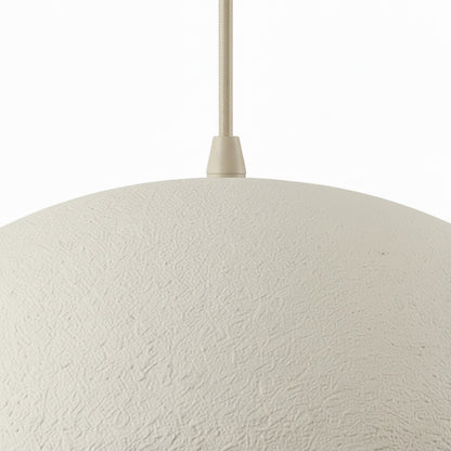 Dainolite Pilar 20in 1-Light Pendant | Contemporary Matte Beige Foam and Metal | Kitchen Island & Dining Room | 19.75 x 19.75 x 12 in | Model PLR-191P-MBG