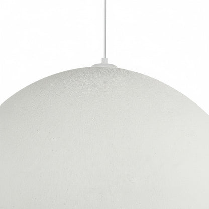 Dainolite Pilar 32in 1-Light Pendant | Contemporary Matte White Foam | Kitchen Island & Dining Room | 31.5 x 31.5 x 15.75 in | Model PLR-311P-MW