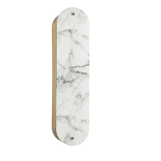 Dainolite Pascal 20in 2-Light Wall Sconce | Contemporary Aged Brass and Alabaster Faux Alabaster | Hallway & Bedroom | Model PSC-202W-AGB