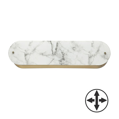 Dainolite Pascal 20in 2-Light Wall Sconce | Contemporary Aged Brass and Alabaster Faux Alabaster | Hallway & Bedroom | Model PSC-202W-AGB