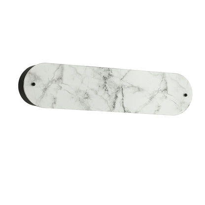 Dainolite Pascal 20in 2-Light Wall Sconce | Contemporary Matte Black and Alabaster Faux Alabaster | Hallway & Bedroom | Model PSC-202W-MB
