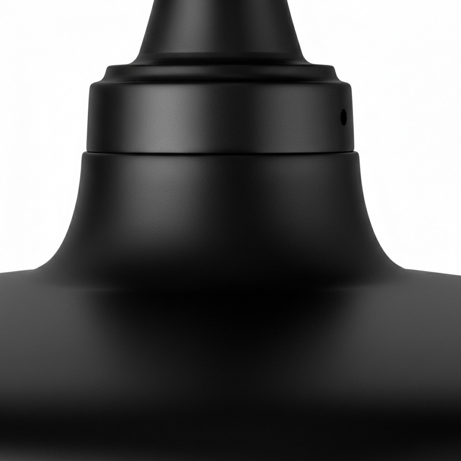 Dainolite Quentin 12in 1-Light Flush Mount | Contemporary Matte Black Metal Shade | Living Room, Bedroom & Bathroom Ceiling Light | Model QTN-121SF-MB