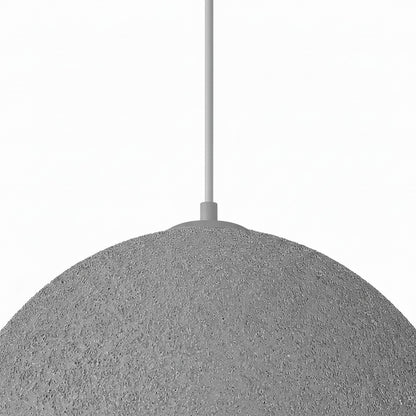 Dainolite Reese 16in 1-Light Pendant | Transitional Grey Foam and Metal | Kitchen Island & Dining Room | 16 x 16 x 8 in, Damp Rated | Model REE-161P-GRY