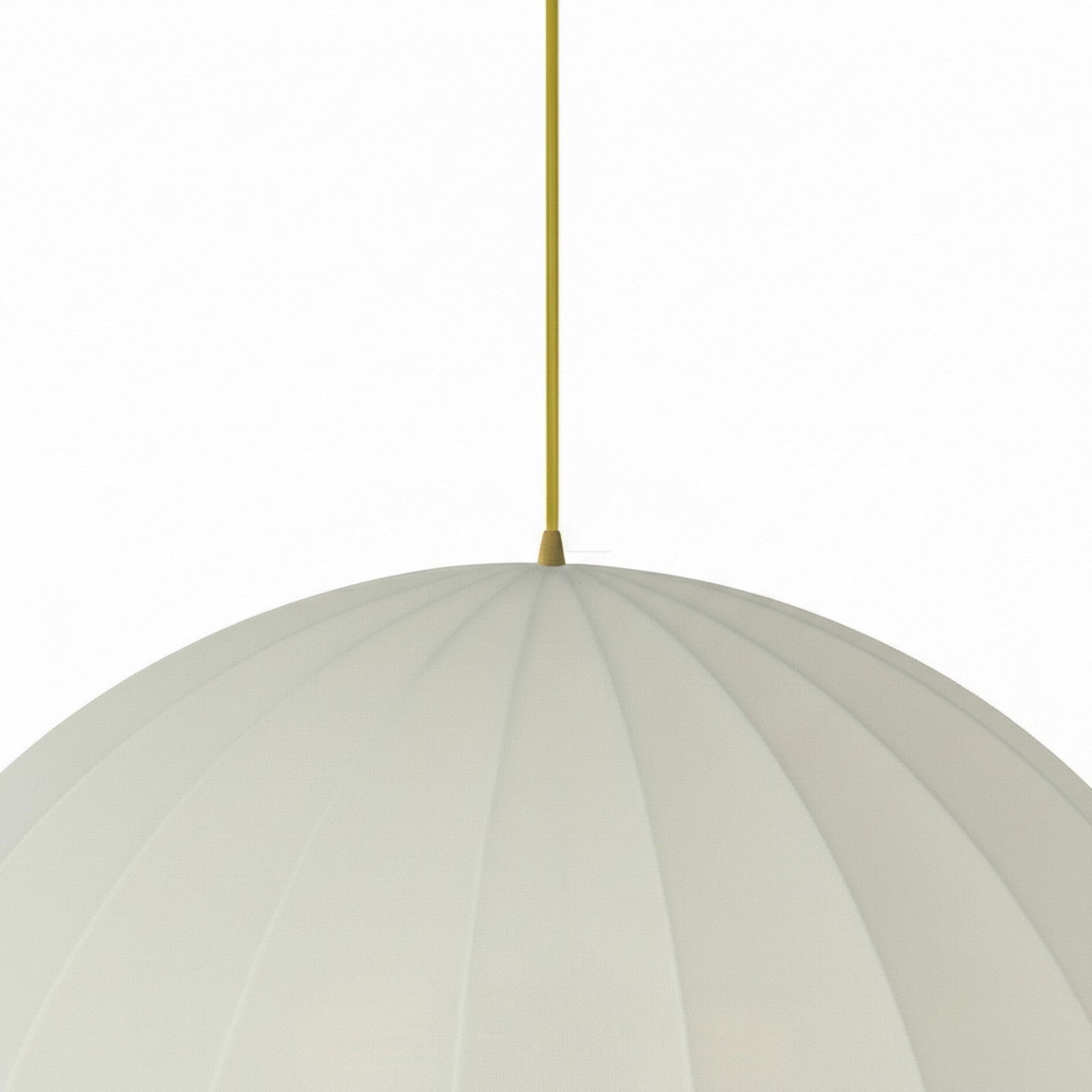 Dainolite Ronny 30in 1-Light Pendant | Transitional Aged Brass and Beige Fabric Dome | Dining Room & Entryway | 30 x 30 x 18 in | Model RON-301P-AGB