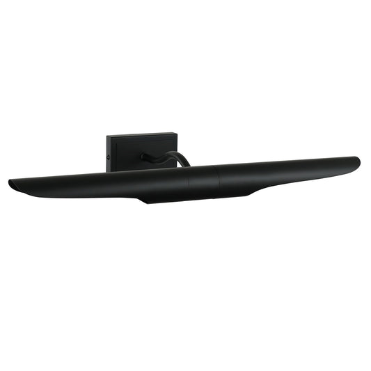 Dainolite Roselyn 22in 2-Light Picture Light | Contemporary Matte Black Metal | Living Room & Office Art Lighting | 9 x 22 x 4.75 in | Model RSN-222PIC-MB