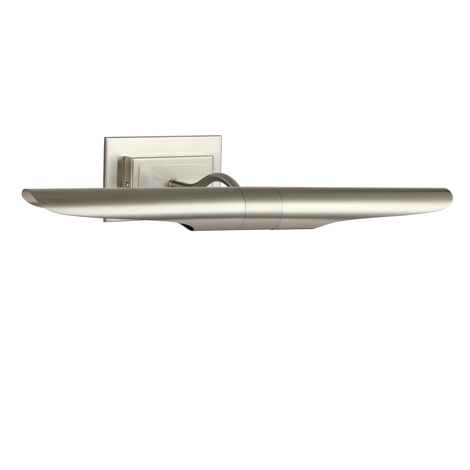 Dainolite Roselyn 22in 2-Light Picture Light | Contemporary Satin Chrome Metal | Living Room & Office Art Lighting | 9 x 22 x 4.75 in | Model RSN-222PIC-SC
