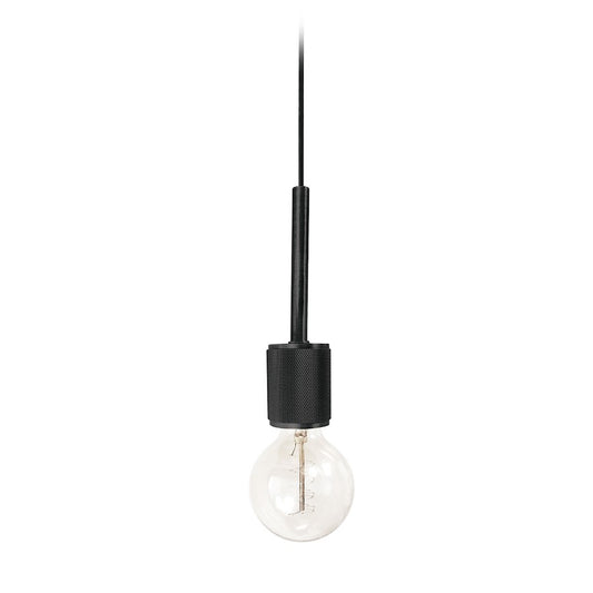 Dainolite Roswell 2in 1-Light Pendant | Matte Black Metal Transitional | Kitchen Island & Dining Room | 2 x 2 x 6.25 in | Model RSW-41P-MB