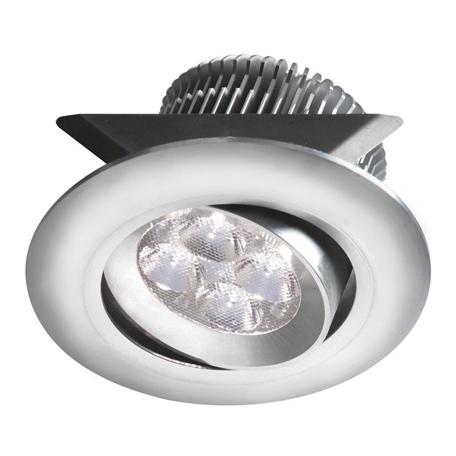 Dainolite SMP-LED-8-AL 2in 8W LED Adjustable Mini Pot Light | Anodized Aluminum | Cabinet & Under Cabinet | 2 x 3 x 2 in | Model SMP-LED-8-AL