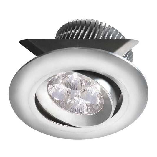 Dainolite SMP-LED-8-AL 2in 8W LED Adjustable Mini Pot Light | Anodized Aluminum | Cabinet & Under Cabinet | 2 x 3 x 2 in | Model SMP-LED-8-AL