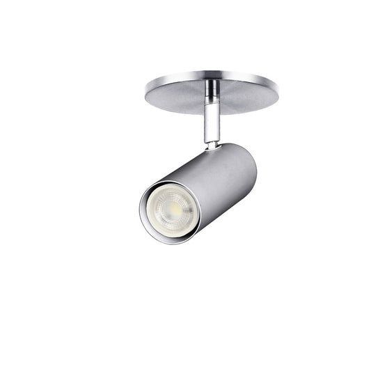 Dainolite Taylor 5.75in 1-Light Track Light | Contemporary Satin Chrome Metal | Kitchen & Office Accent | 2.5 x 5.75 x 5.5 in | Model TAY-51SF-SC