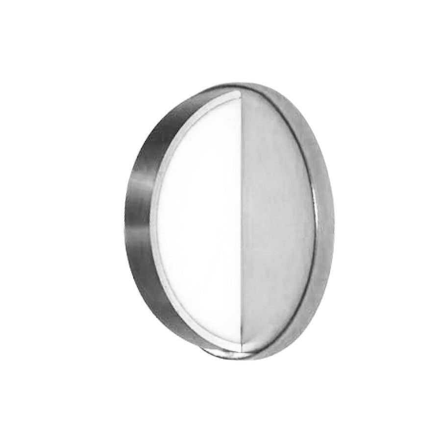 Dainolite Topaz 5in 1-Light Wall Sconce | Modern Polished Chrome and Frosted Acrylic | Bedroom & Hallway Accent | 3 x 5 x 5 in | Model TOP-55LEDW-PC