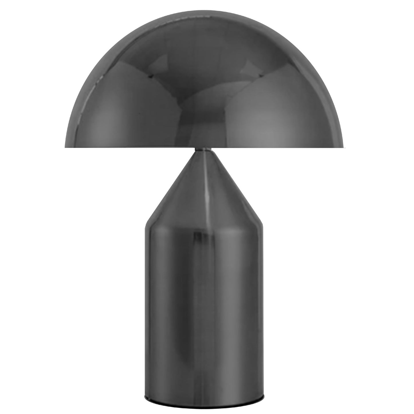 Dainolite Travis 2-Light Table Lamp | Transitional Matte Black Metal and Dome Shade | Desk & Bedside Accent | 9.75 x 9.75 x 13.75 in | Model TVS-132T-MB