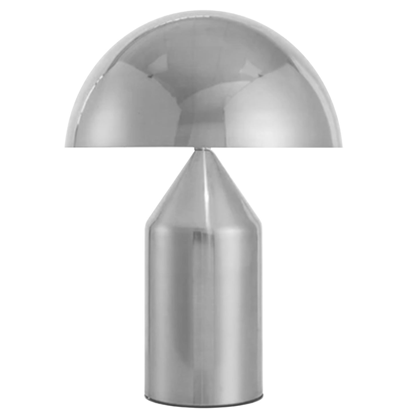 Dainolite Travis 2-Light Table Lamp | Transitional Satin Nickel Metal and Dome Shade | Desk & Bedside Accent | 9.75 x 9.75 x 13.75 in | Model TVS-132T-SN