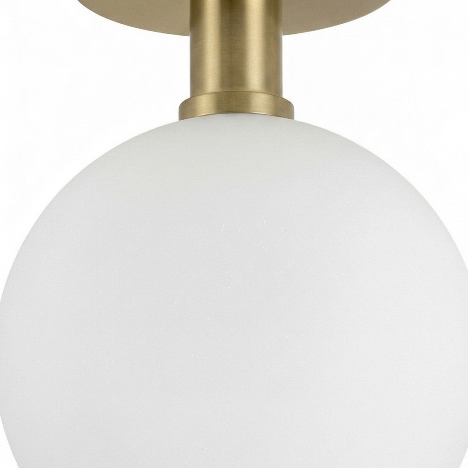 Dainolite Vida 9in 1-Light LED Wall Sconce | Contemporary Aged Brass Metal and White Glass | Bathroom & Hallway | 9 x 7 x 7 in, 5W | Model VDA-75LEDW-AGB