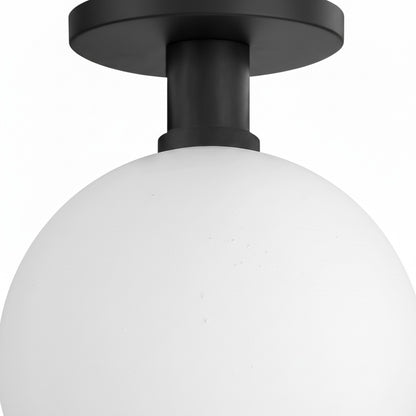 Dainolite Vida 9in 1-Light LED Wall Sconce | Contemporary Matte Black Metal and White Glass | Bathroom & Hallway Accent Light | 200 | Model VDA-75LEDW-MB