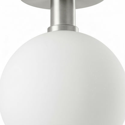 Dainolite Vida 1-Light LED Wall Sconce | Contemporary Polished Chrome Metal and White Glass | Bathroom & Hallway Accent Light | 9 x | Model VDA-75LEDW-PC
