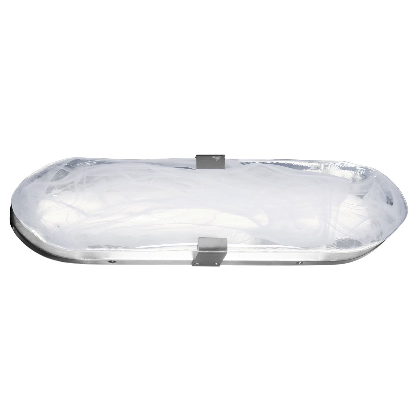 Dainolite Willmina 16in 1-Light Wall Sconce | Transitional Polished Chrome and White Glass | Bathroom & Hallway Accent | 3.25in Ext | Model WLA-1620LEDW-PC