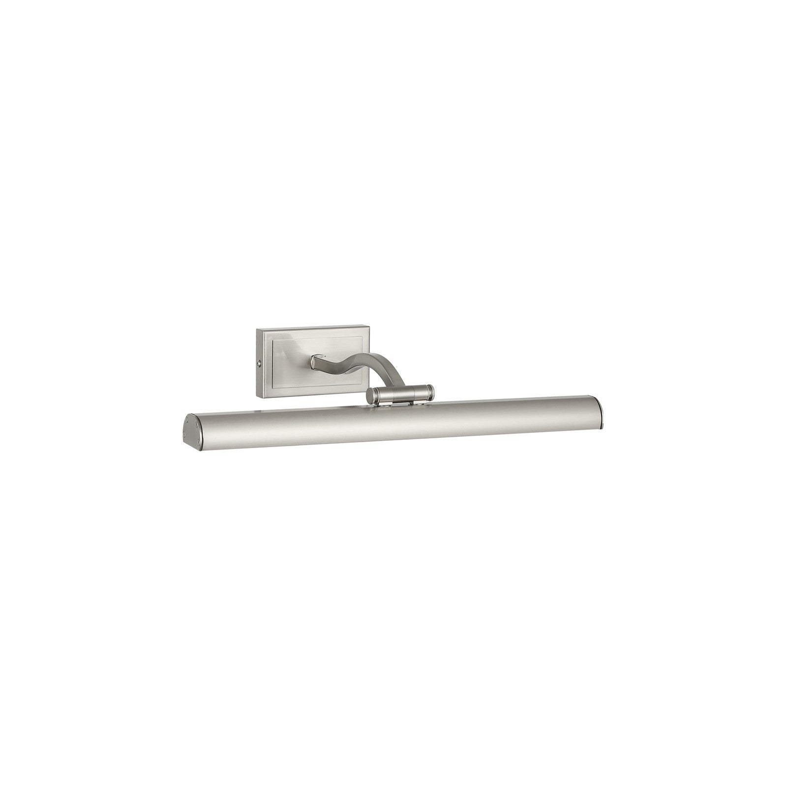 Dainolite Yvonne 16in 1-Light Picture Light | Contemporary Satin Chrome Metal | Living Room & Hall Art Accent | 2051 Lumens | Model YVO333-16LED-SC