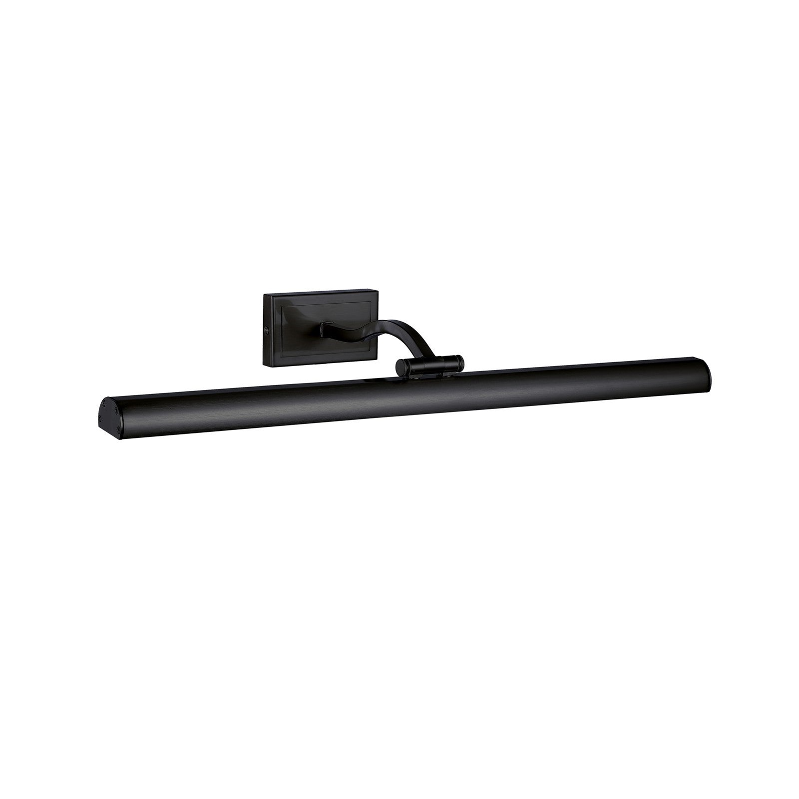 Dainolite Yvonne 24in 1-Light Picture Light | Contemporary Matte Black Metal | Living Room & Hall Art Accent | 2928 Lumens, 5-CCT | Model YVO333-24LED-MB