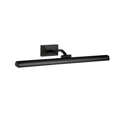 Dainolite Yvonne 24in 1-Light Picture Light | Contemporary Matte Black Metal | Living Room & Hall Art Accent | 2928 Lumens, 5-CCT | Model YVO333-24LED-MB