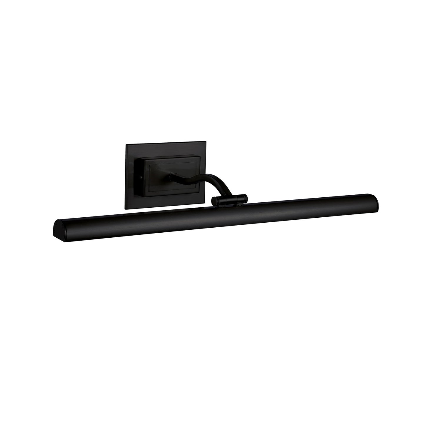 Dainolite Yvonne 24in 1-Light Picture Light | Contemporary Matte Black Metal | Living Room & Hall Art Accent | 2928 Lumens, 5-CCT | Model YVO333-24LED-MB