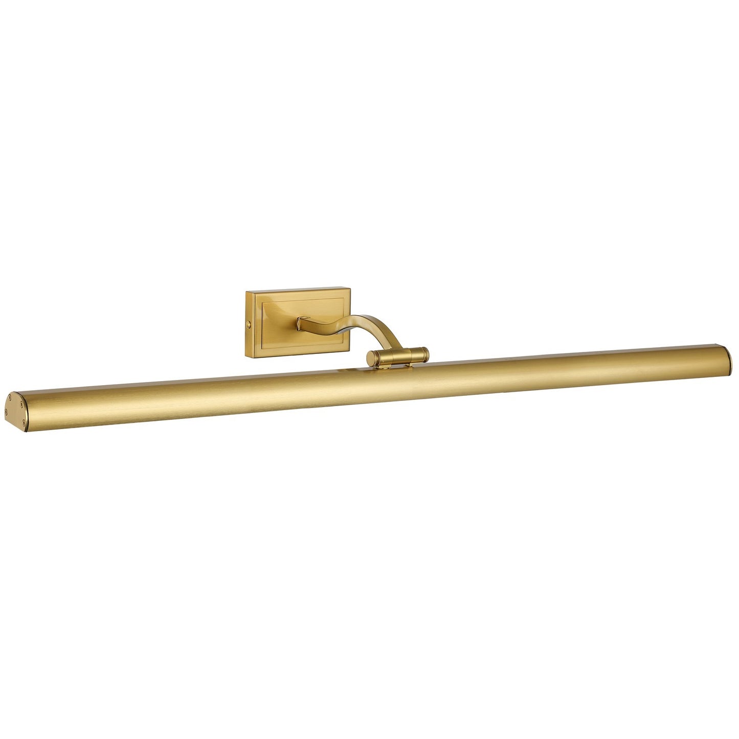 Dainolite Yvonne 32in 1-Light Picture Light | Contemporary Aged Brass Metal | Living Room & Hall Art Accent | 3813 Lumens, 5-CCT | Model YVO333-32LED-AGB