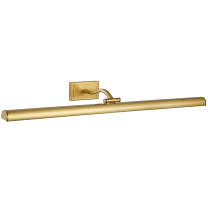 Dainolite Yvonne 32in 1-Light Picture Light | Contemporary Aged Brass Metal | Living Room & Hall Art Accent | 3813 Lumens, 5-CCT | Model YVO333-32LED-AGB