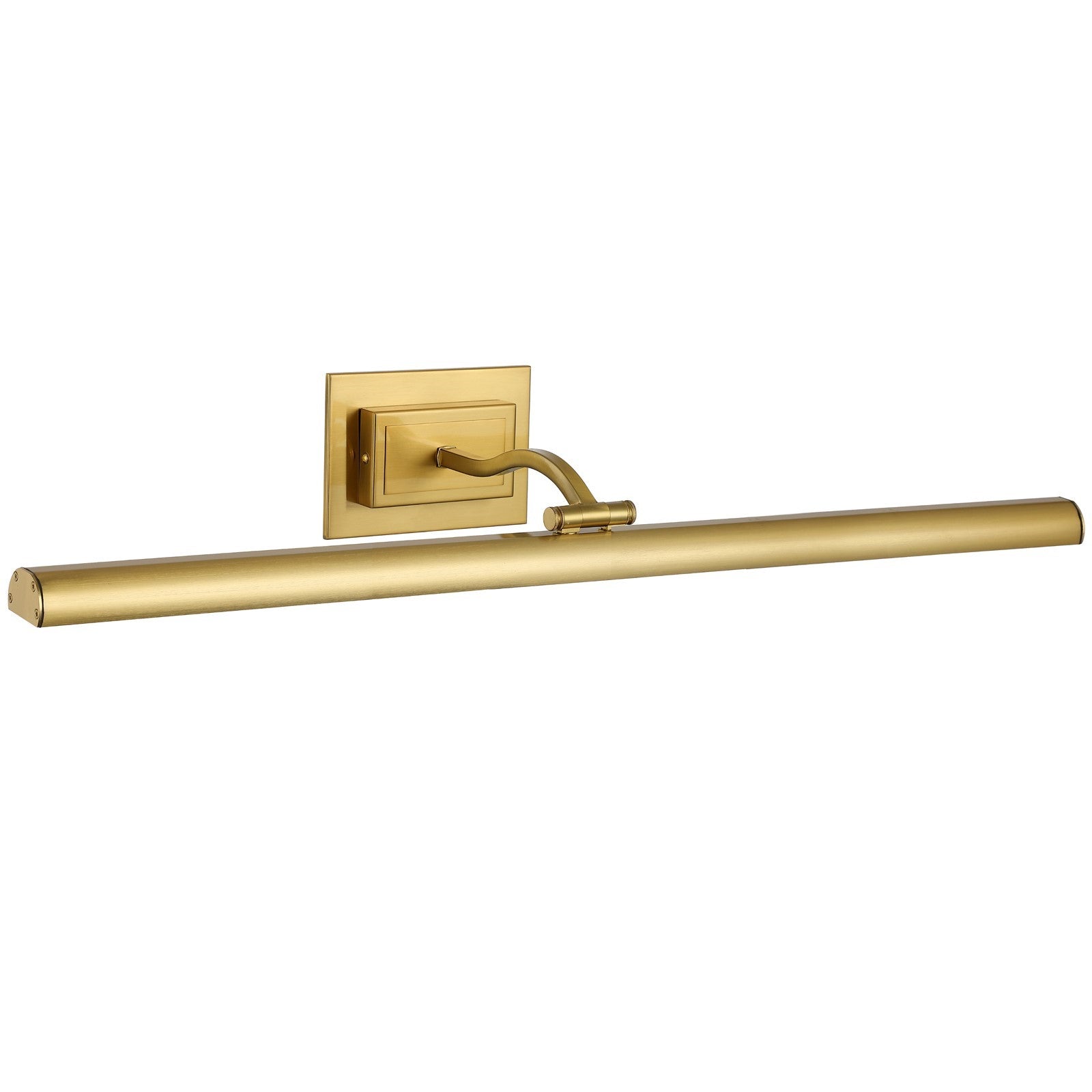 Dainolite Yvonne 32in 1-Light Picture Light | Contemporary Aged Brass Metal | Living Room & Hall Art Accent | 3813 Lumens, 5-CCT | Model YVO333-32LED-AGB