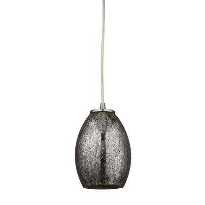 1 Light Mini Pendant, Nickel