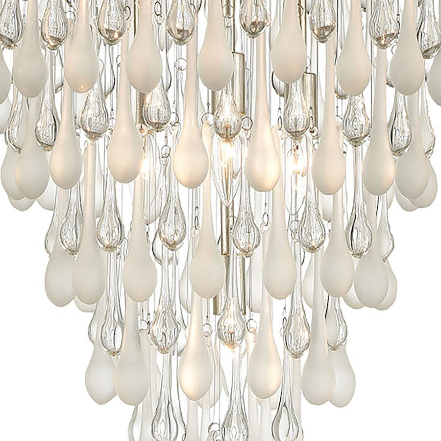 Morning Frost Chandelier, Silver