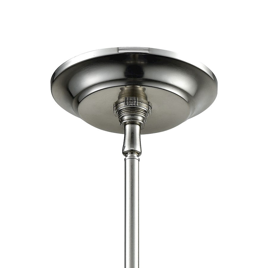 1 Light Mini Pendant, Nickel