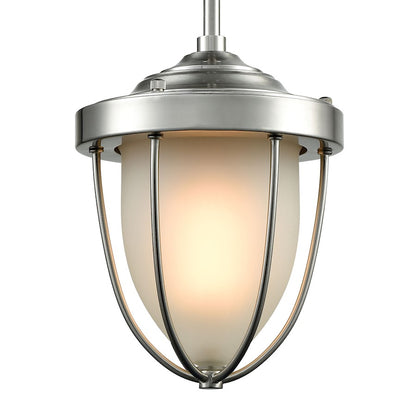 1 Light Mini Pendant, Nickel